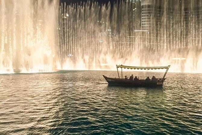 Dubai fountains show lake ride information, bookings, images, videos, map, and more