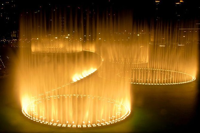 Dubai fountains show lake ride information, bookings, images, videos, map, and more