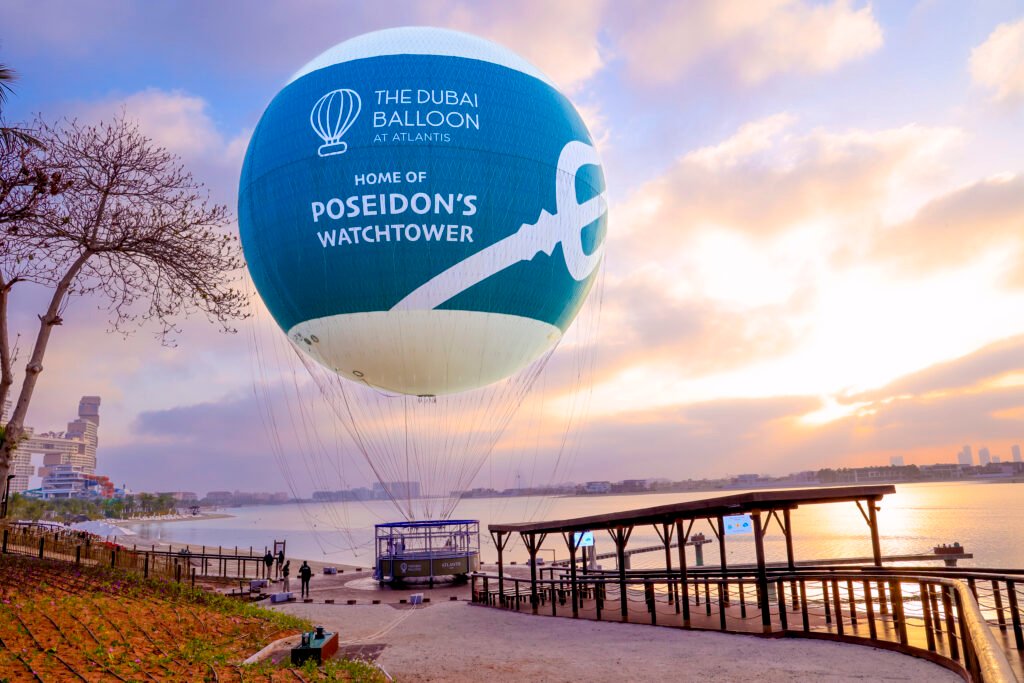 Dubai balloon ride, palm atlantis booking with Hakoom Travels