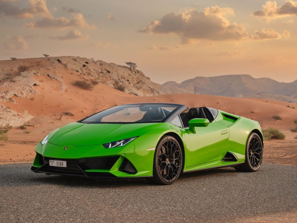 Lamborghini Huracan Evo Spyder Rental Dubai