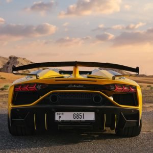Lamborghini Aventador SVJ Roadster Rental Dubai